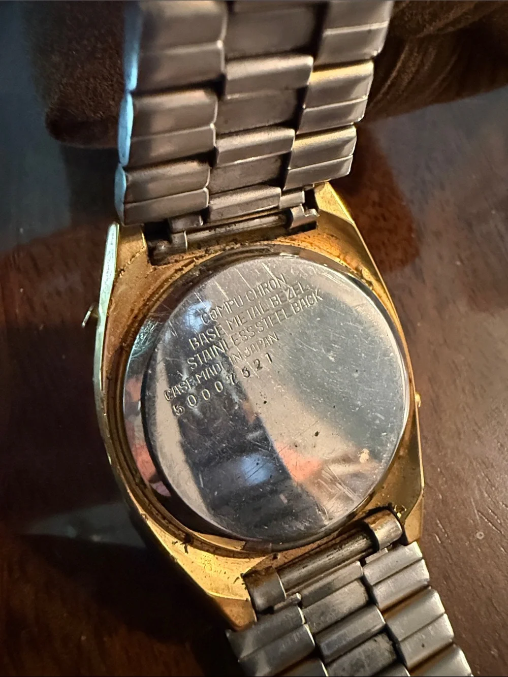 Vintage Compu Chron Led Watch